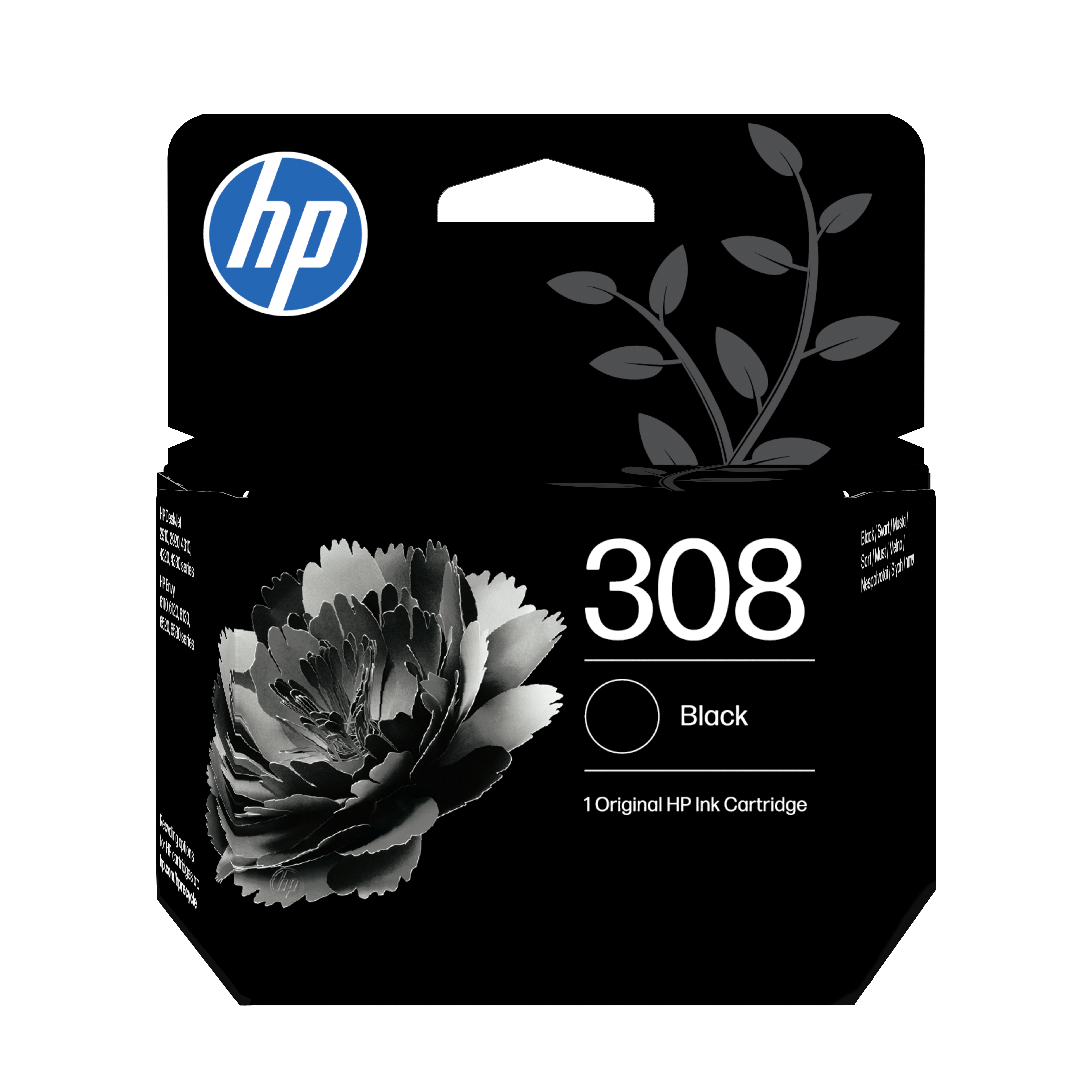 HP 308 Cartouche d’encre authentique Noir