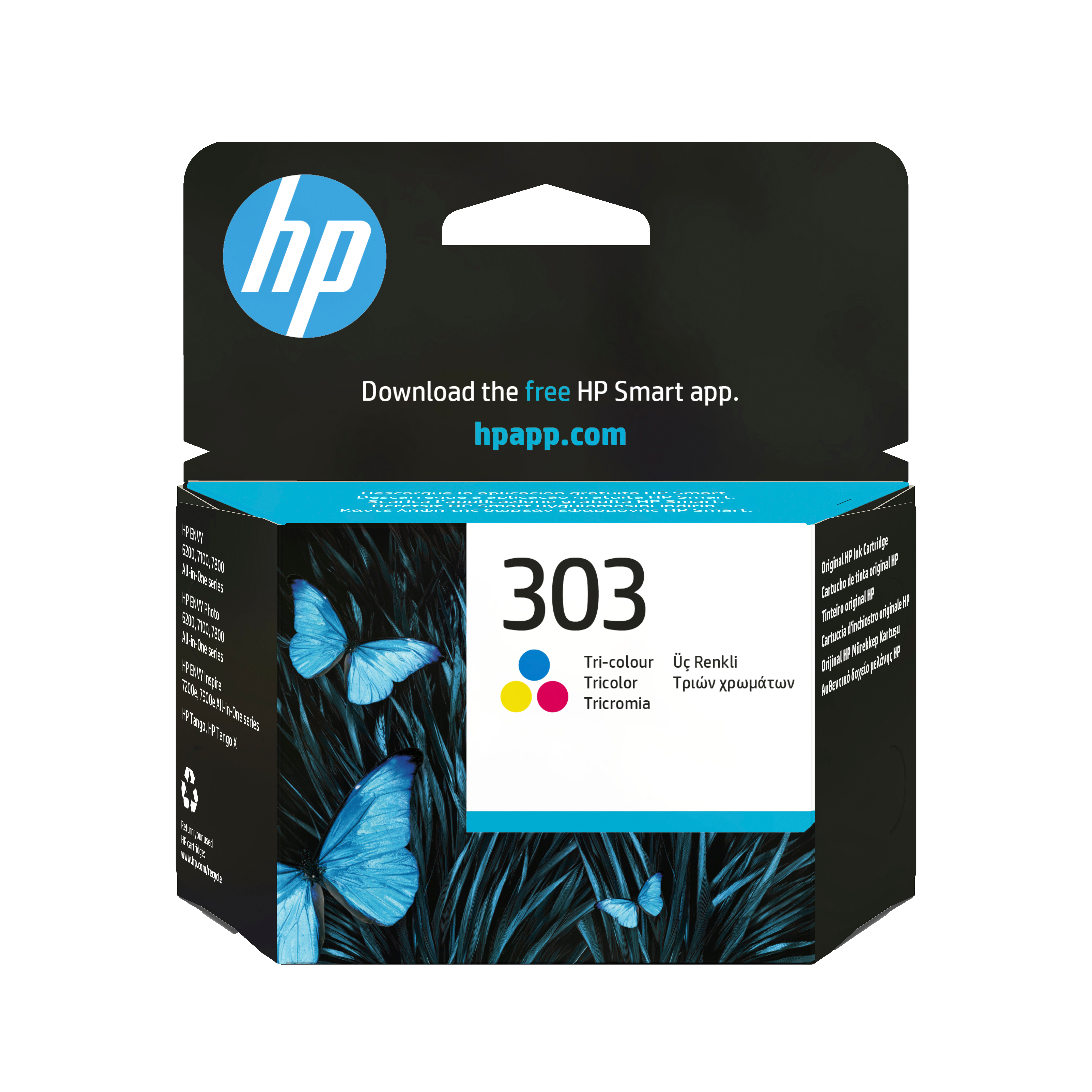 HP 303 Cartucho Tinta Original Tricolor - vue 5