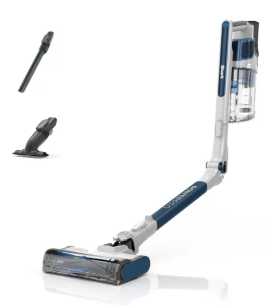 Shark IZ380EU aspirateur balai et balai électrique Batterie Sec Sans sac 0,7 L 181 W Métallique, Marine