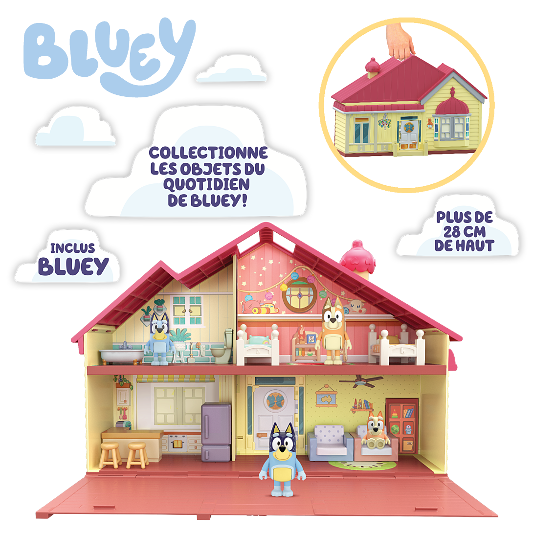 Bluey La maison de Bluey Figurin et maison Univers miniature Moose Toys - vue 2