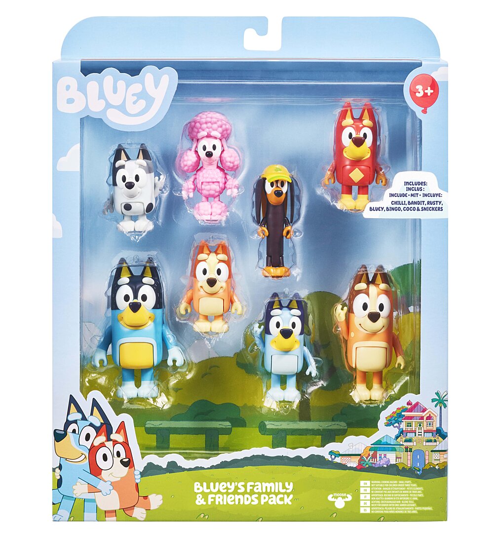 Pack de 8 figurines - Bluey