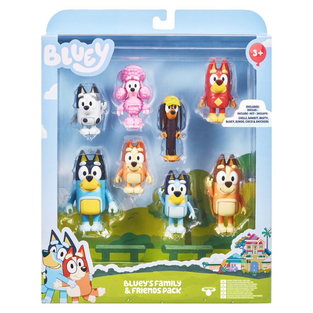 Pack de 8 figurines - Bluey