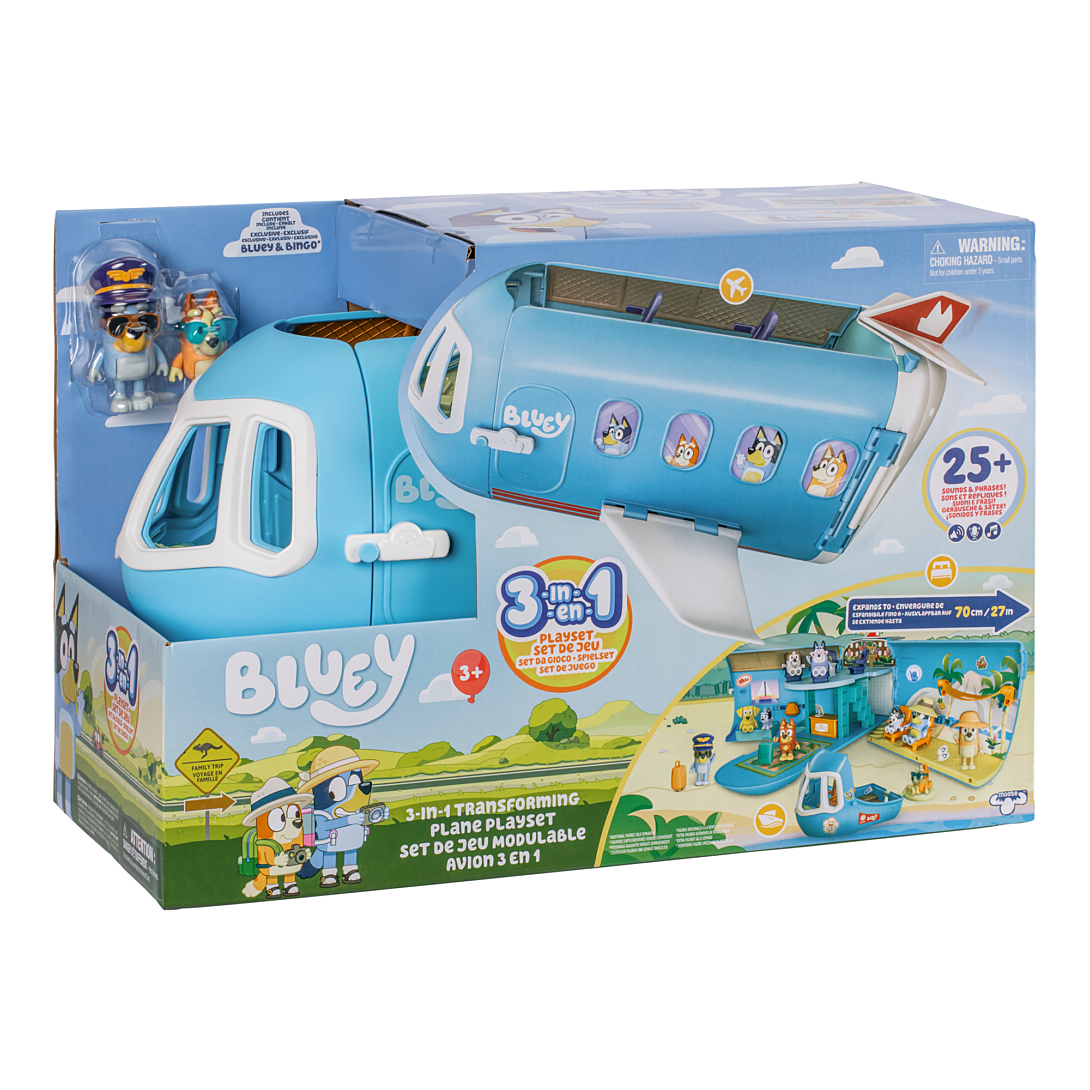 Avion de Bluey BLUEY Set de jeu transformable avec figurines et accessoires - vue 5