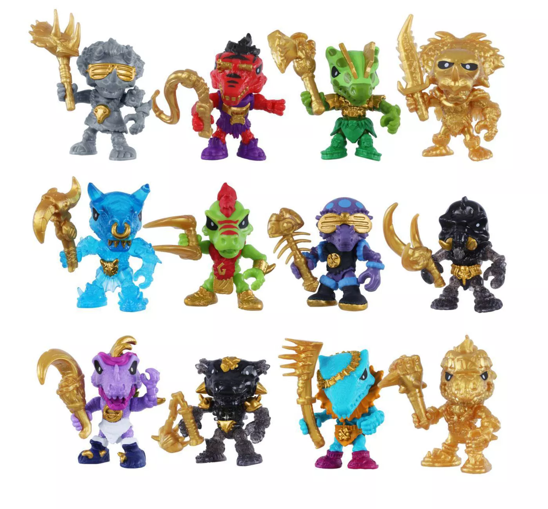 Trésor X: LOr Des Dinos Chasseurs De Dinosaures Miniatures