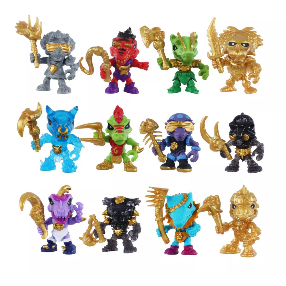 Trésor X: LOr Des Dinos Chasseurs De Dinosaures Miniatures