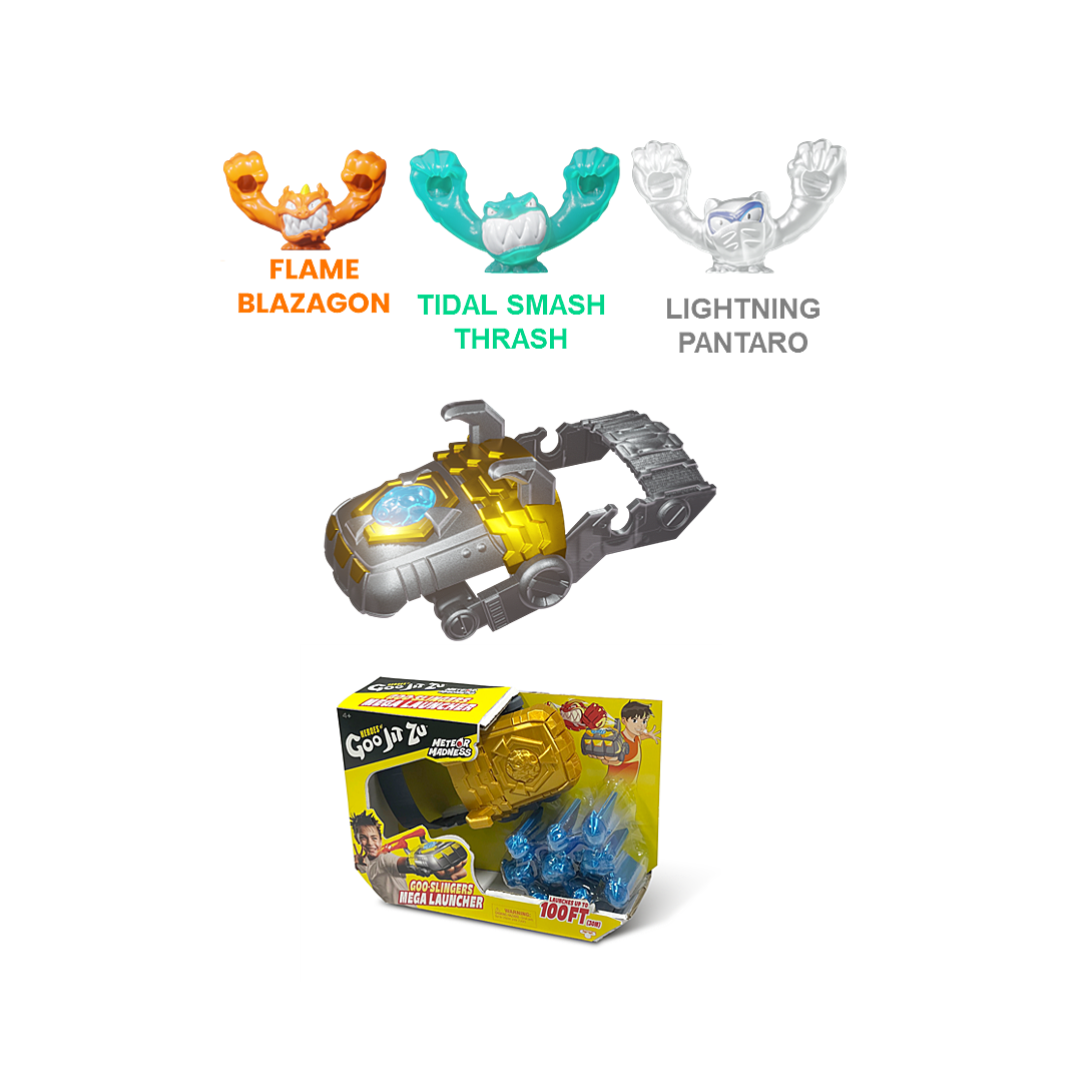 Mega lanceur Jeu de tir HEROES OF GOO JIT ZU 3 Goo Slingers - vue 5