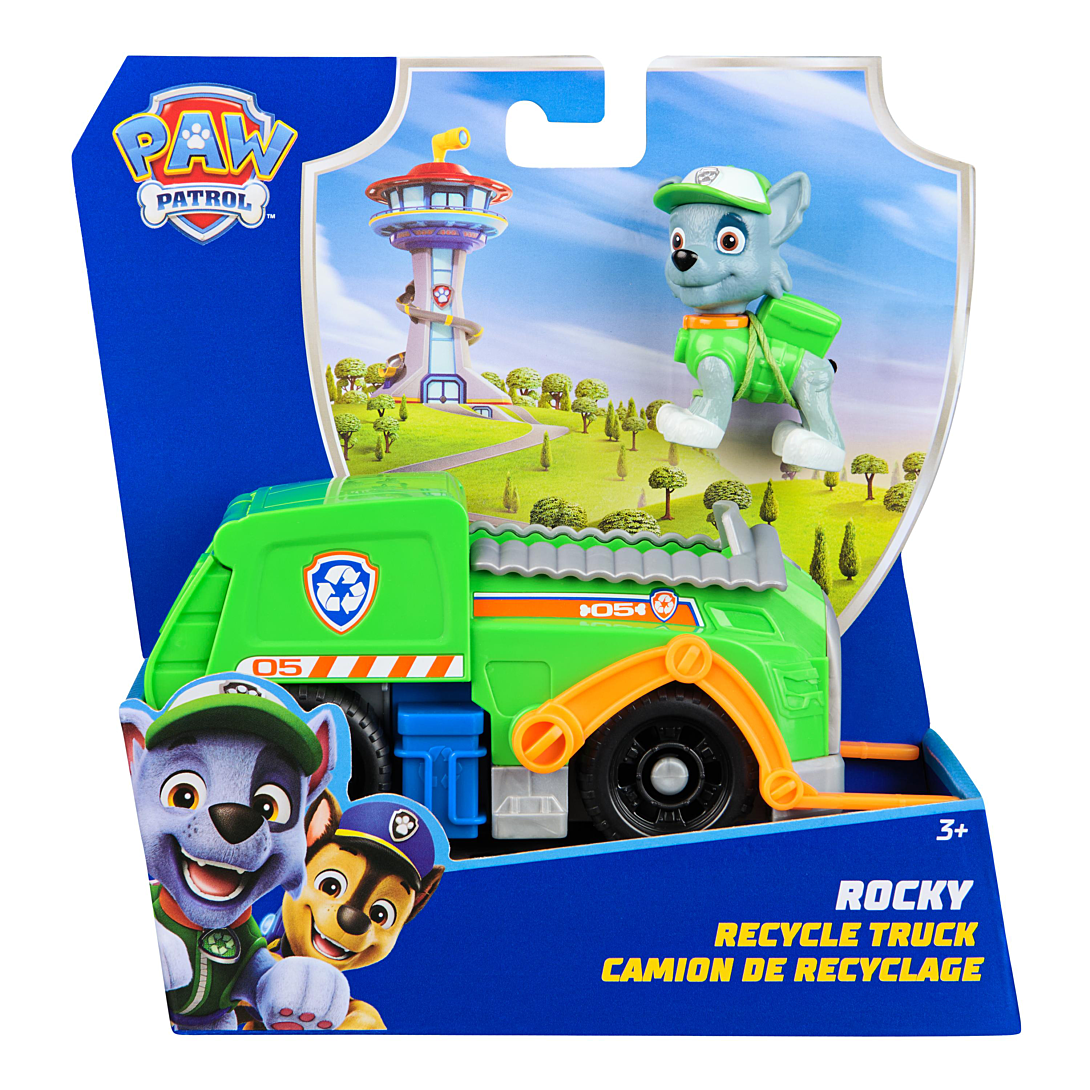 VEHICULE + FIGURINE ROCKY La Pat' Patrouille