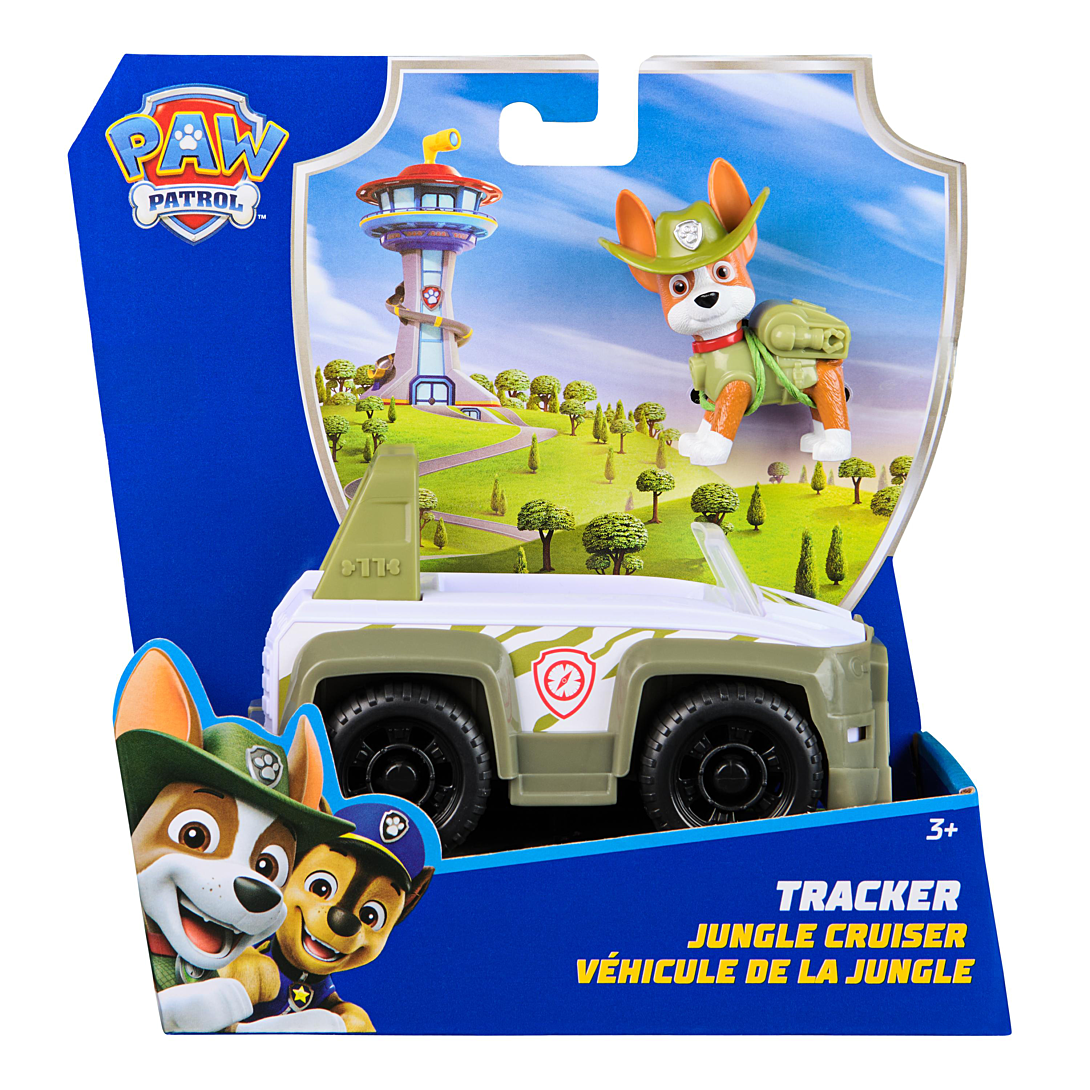 VEHICULE + FIGURINE TRACKER La Pat' Patrouille