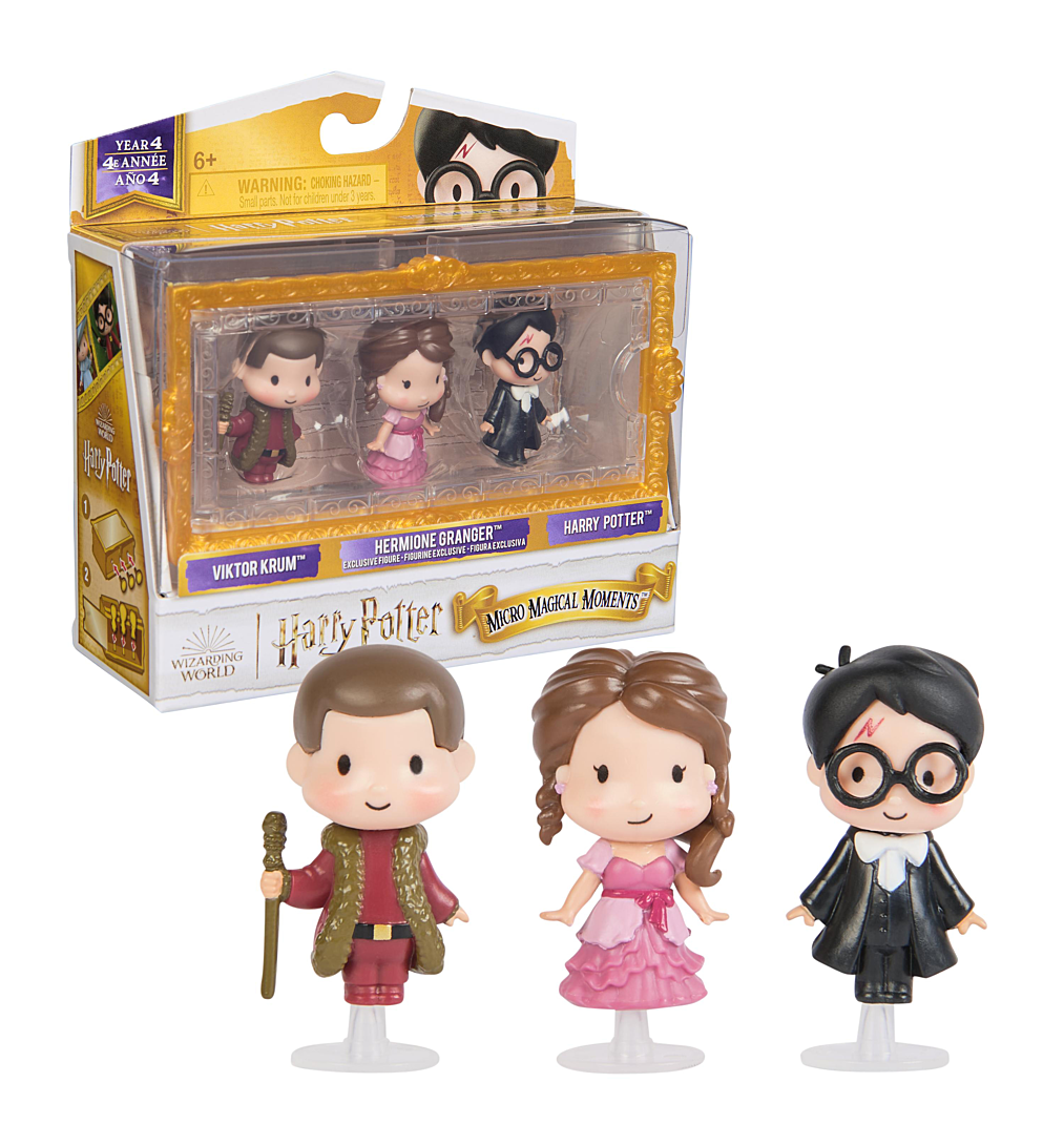 HARRY POTTER MULTIPACK 3 FIGURINES BAL DE NOEL MOMENTS MAGIQUES SAISON 4