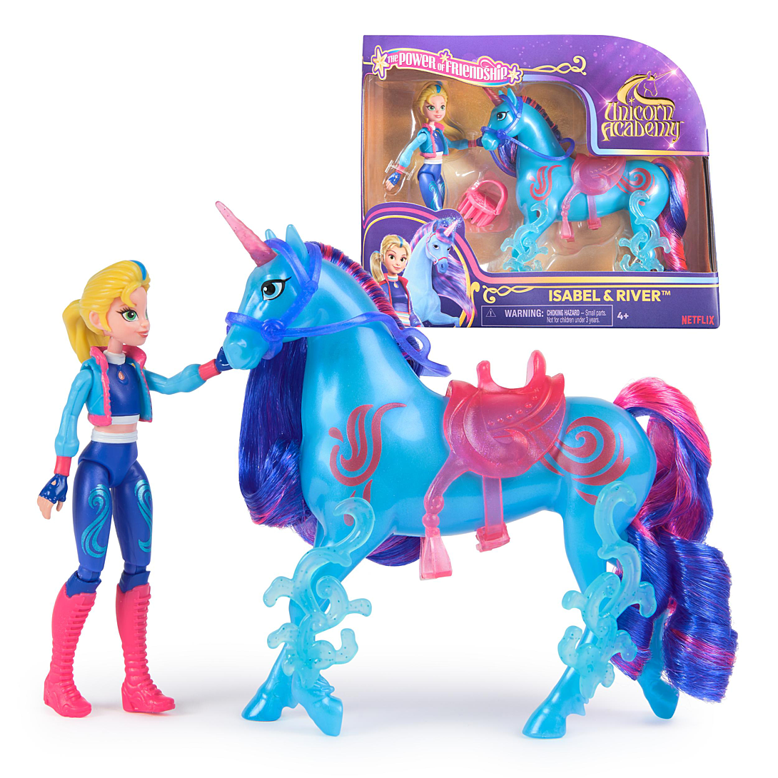 COFFRET LICORNE ET POUPEE RIVER ET ISABEL Unicorn Academy