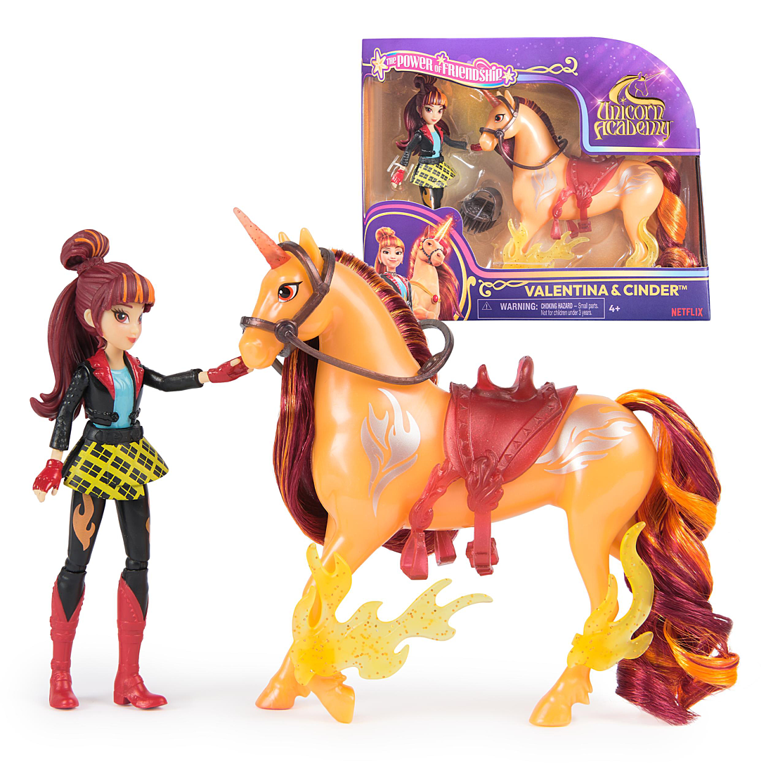 COFFRET LICORNE ET POUPEE CINDER ET VALENTINA Unicorn Academy