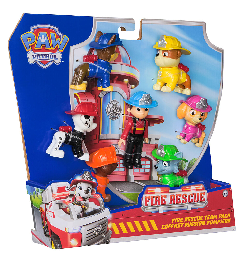 LA PAT' PATROUILLE MULTIPACK DE 7 FIGURINES FIRE RESCUE La Pat' Patrouille - vue 4