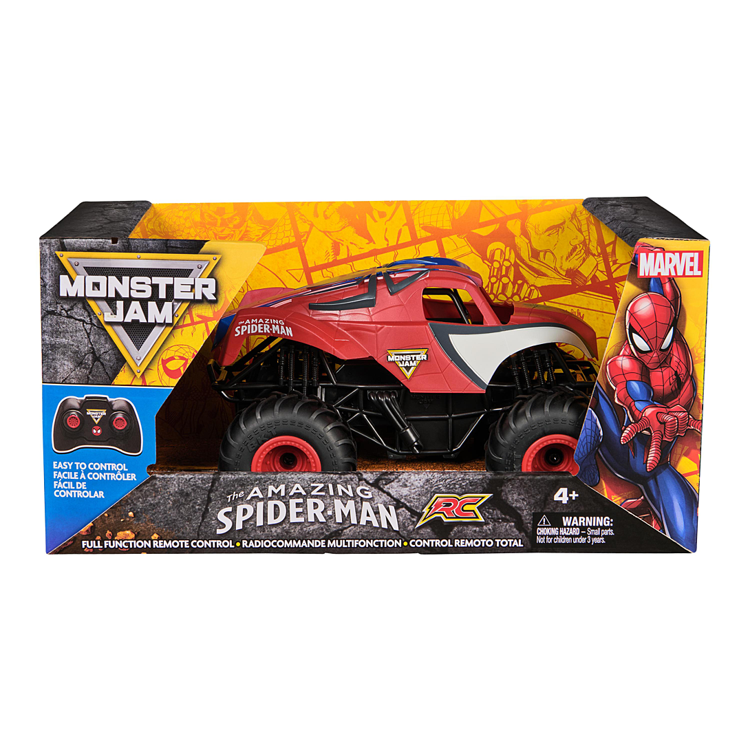 VEHICULE RC SPIDER-MAN 1:24 Monster Jam