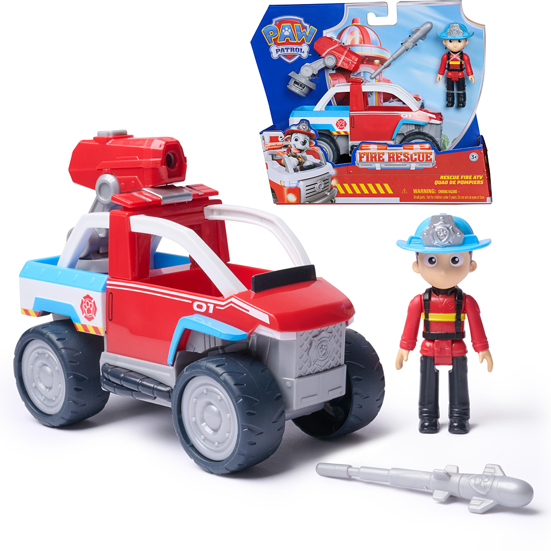 VÉHICULE + FIGURINE FIRE RESCUE RYDER La Pat' Patrouille