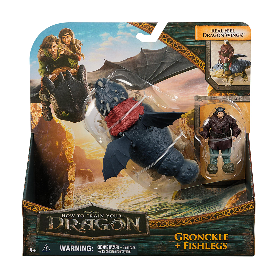PACK DRAGON ET VIKING 25 CM GRONK Dragons Movie