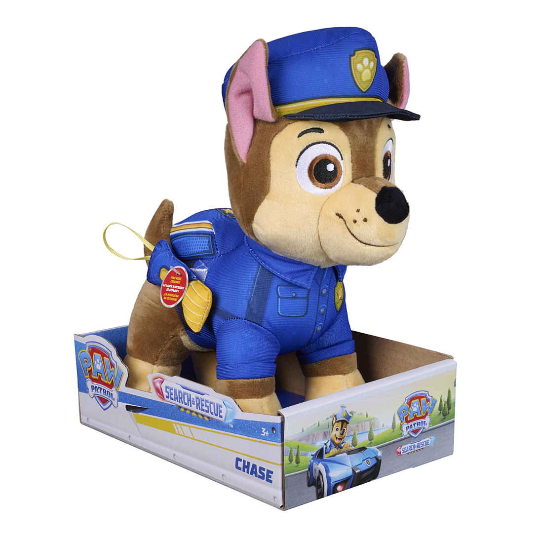 PAW Patrol PELUCHE 25 CM CHASE SEARCH & RESCUE La Pat' Patrouille - vue 4