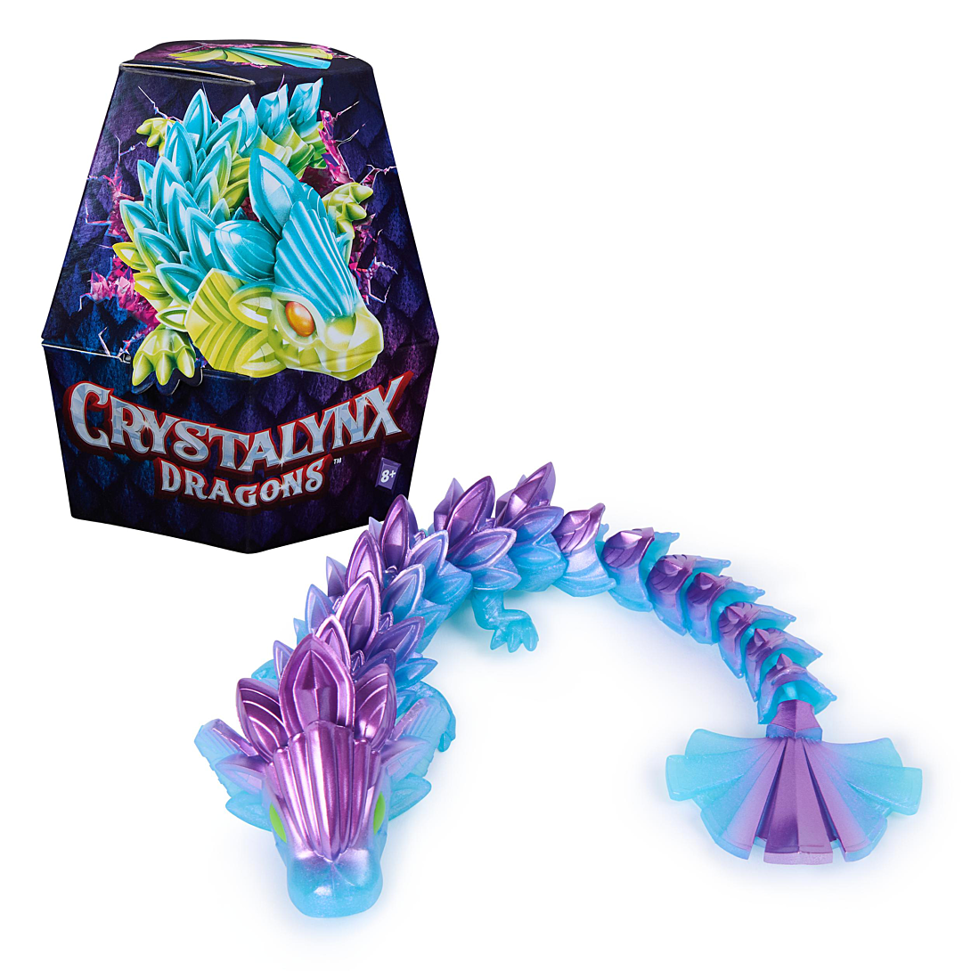 PACK DE 1 MINI CRYSTALYNX DRAGONS (assort)(barquette)