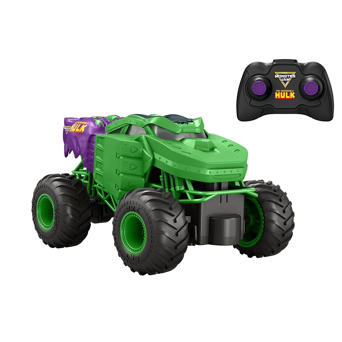 Monster Jam Marvel Véhicule RC Hulk 1:24 1 Voiture Radiocommandée - vue 2