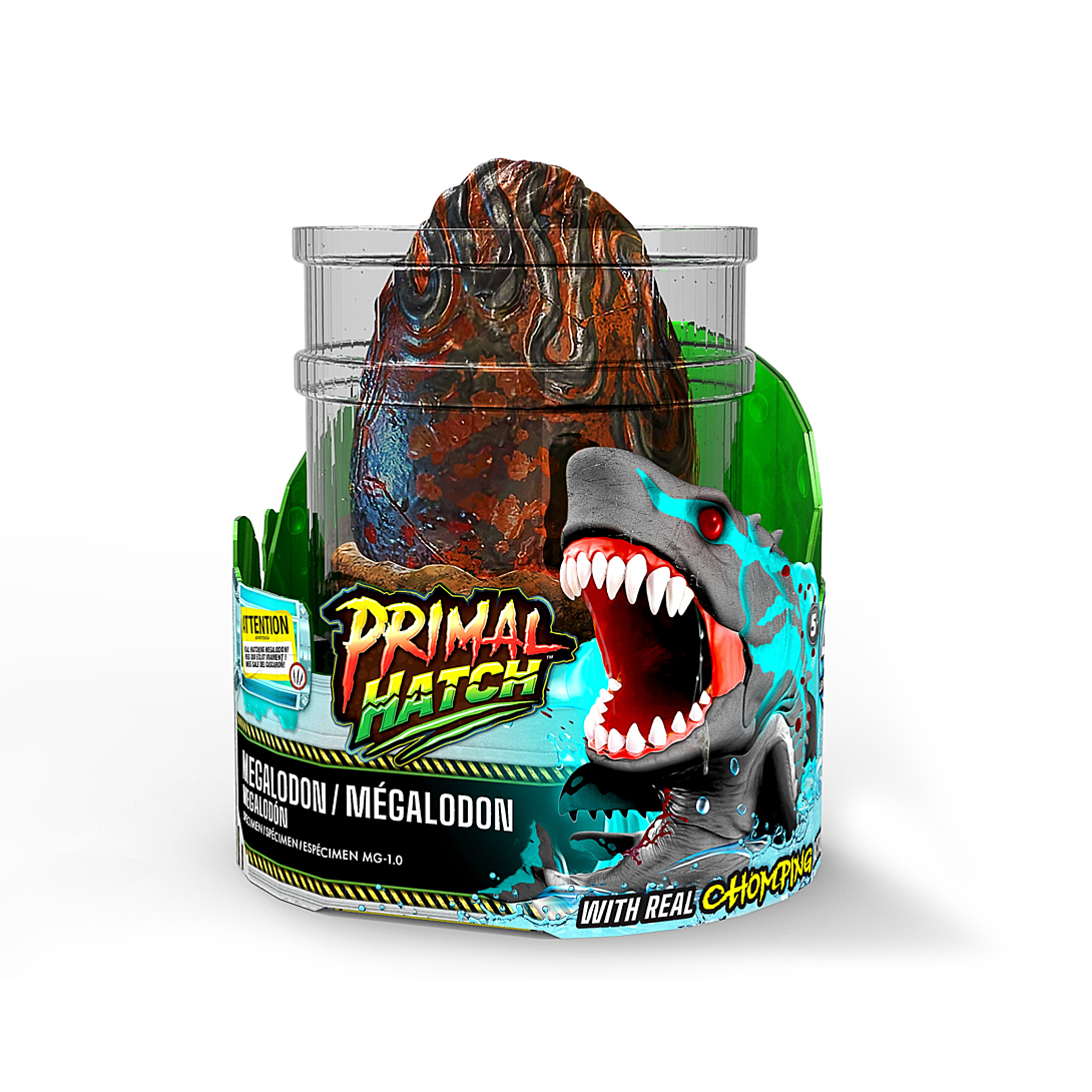 Primal Hatch Eclosion Requin Mégalodon Interactif 40 Cm À Faire Éclore