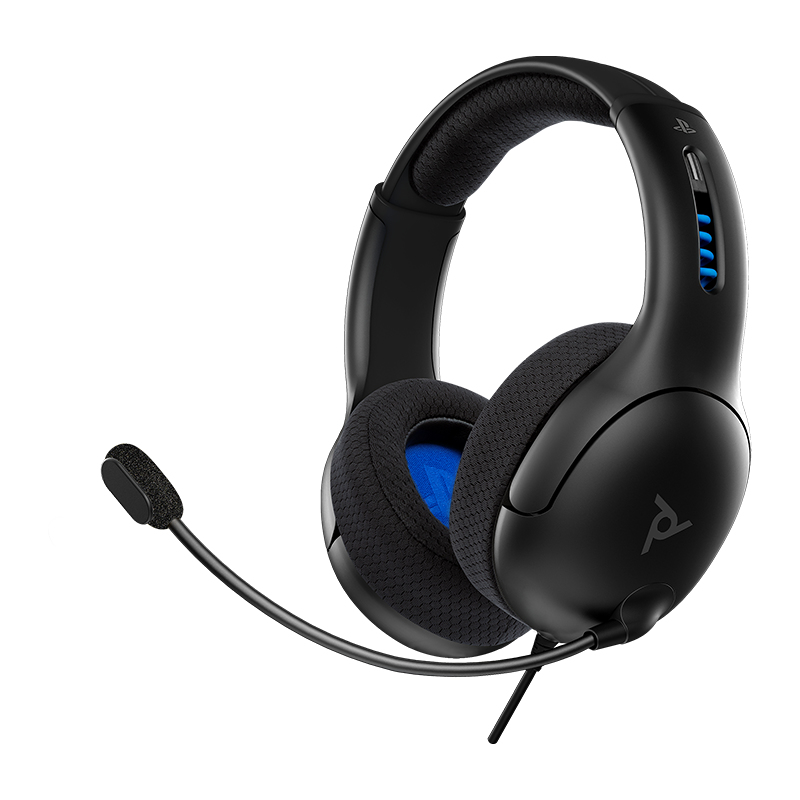 PDP LVL50 Casque Avec fil Arceau Jouer Noir, Gris
