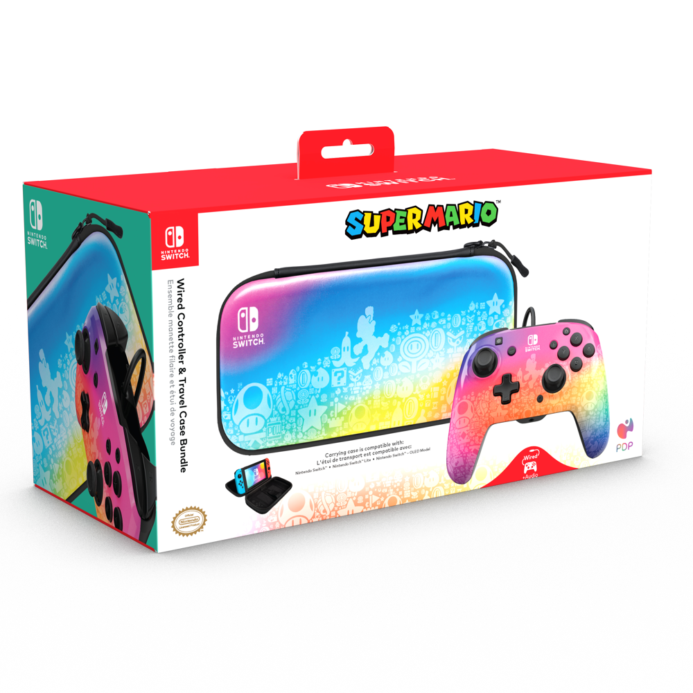 PDP Pack Star Spectrum Housse + Manette Switch (SWITCH)