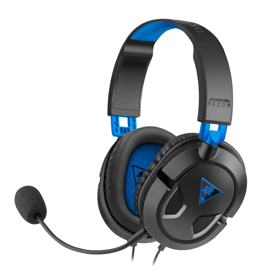 Turtle Beach Recon 50P Casque Gaming w/ 3.5mm Connexion pour PS5, PS4, PS4 Pro, Xbox Series X, Xbox Series S et Xbox One, PC et Appareils Mobiles ave