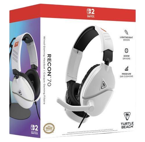 Turtle Beach Casque Swicth2 Hs Recon 70 White (NINTENDO SWITCH 2)