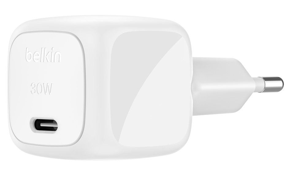 Belkin BoostCharge Ordinateur portable, Smartphone, Tablette Blanc Secteur Charge rapide Intérieure