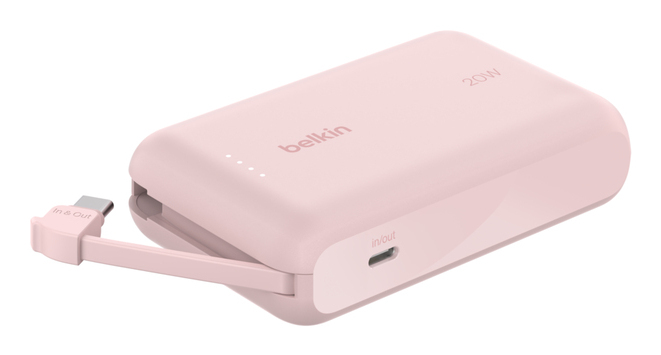 Belkin BPB021HQPK banque d'alimentation électrique 10000 mAh Rose