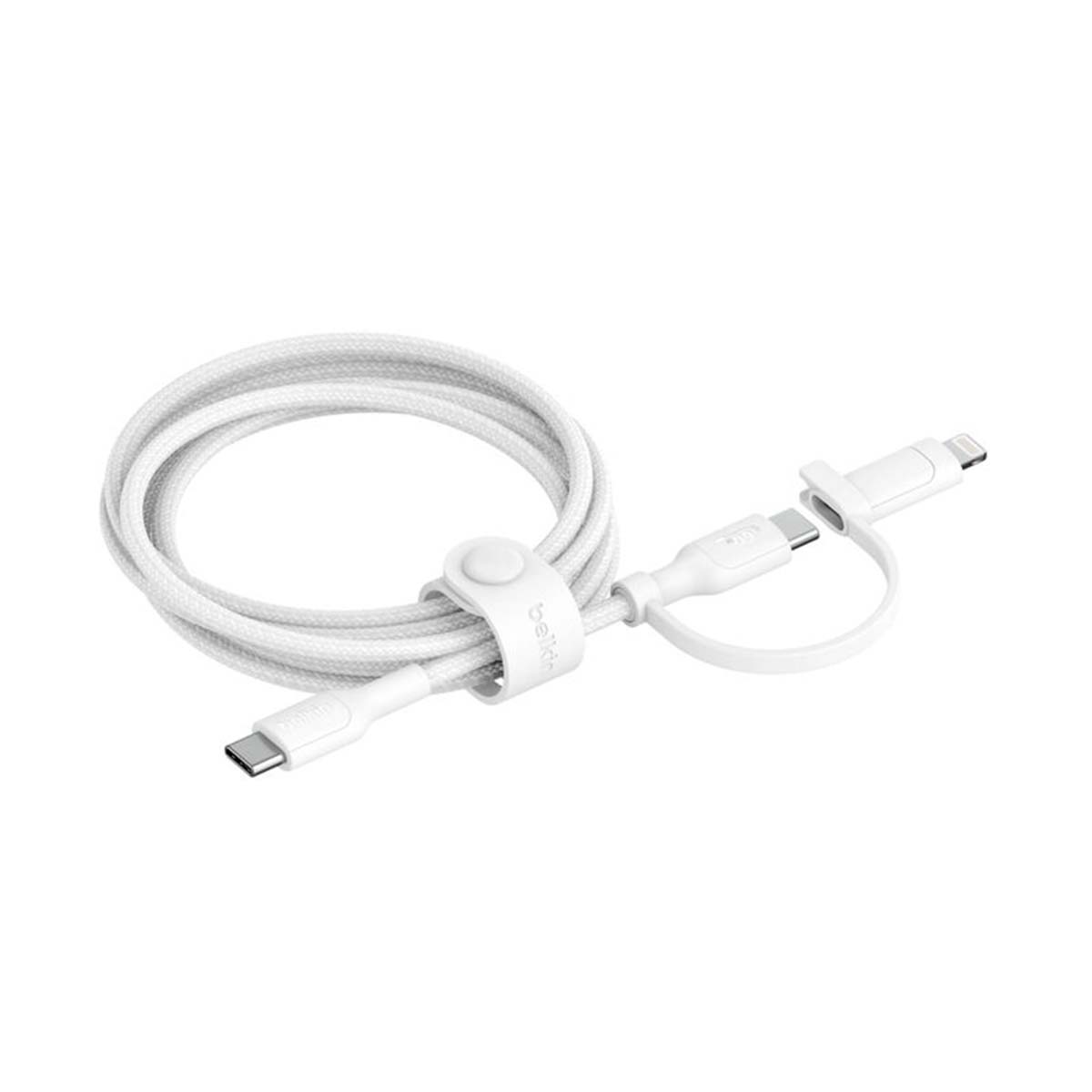 Adaptateur USB 2 en 1 USB C et Lightning 1m50 noi - vue 2
