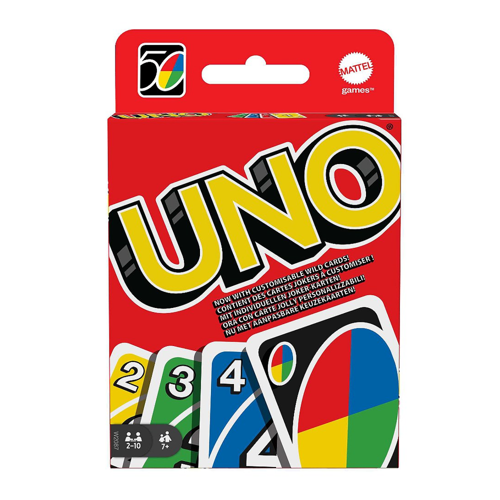 Mattel Games - Uno - Jeu de Cartes Famille - 7 ans et +