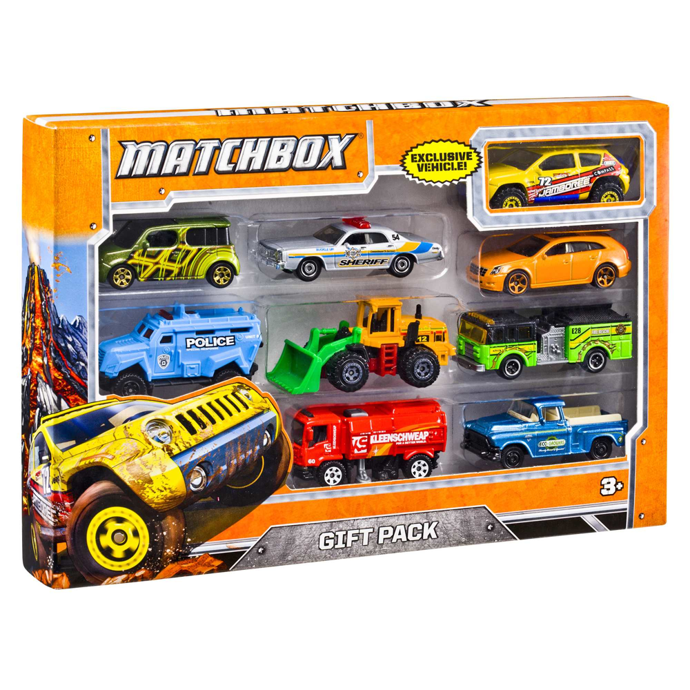 Coffret 9 véhicules Matchbox Mattel