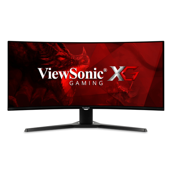 ViewSonic VX3418 2KPC LED monitor curved 34 3440 x 1440 WQHD @ 144 Hz MVA 300 cdm2 4000:1 1 ms 2xHDM Neuf - vue 4