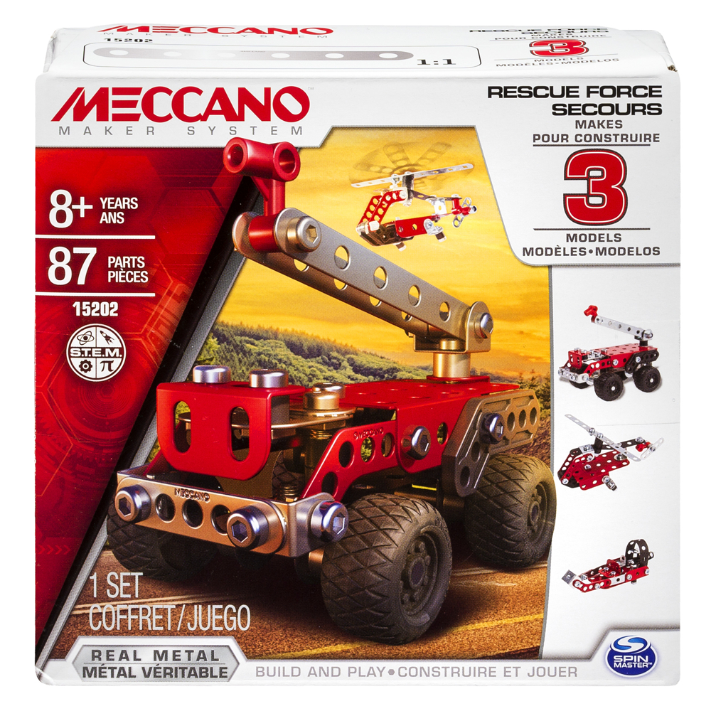 Vehicules De Secours - 3 Modeles Meccano