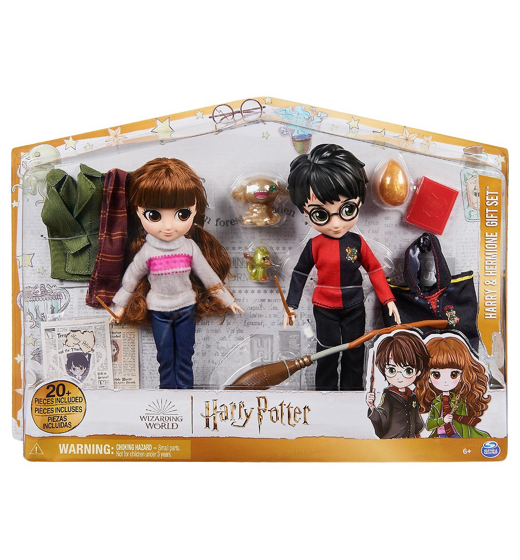 Coffret Deluxe Poupées 20 Cm Harry & Hermione Wizarding World - Wizarding World