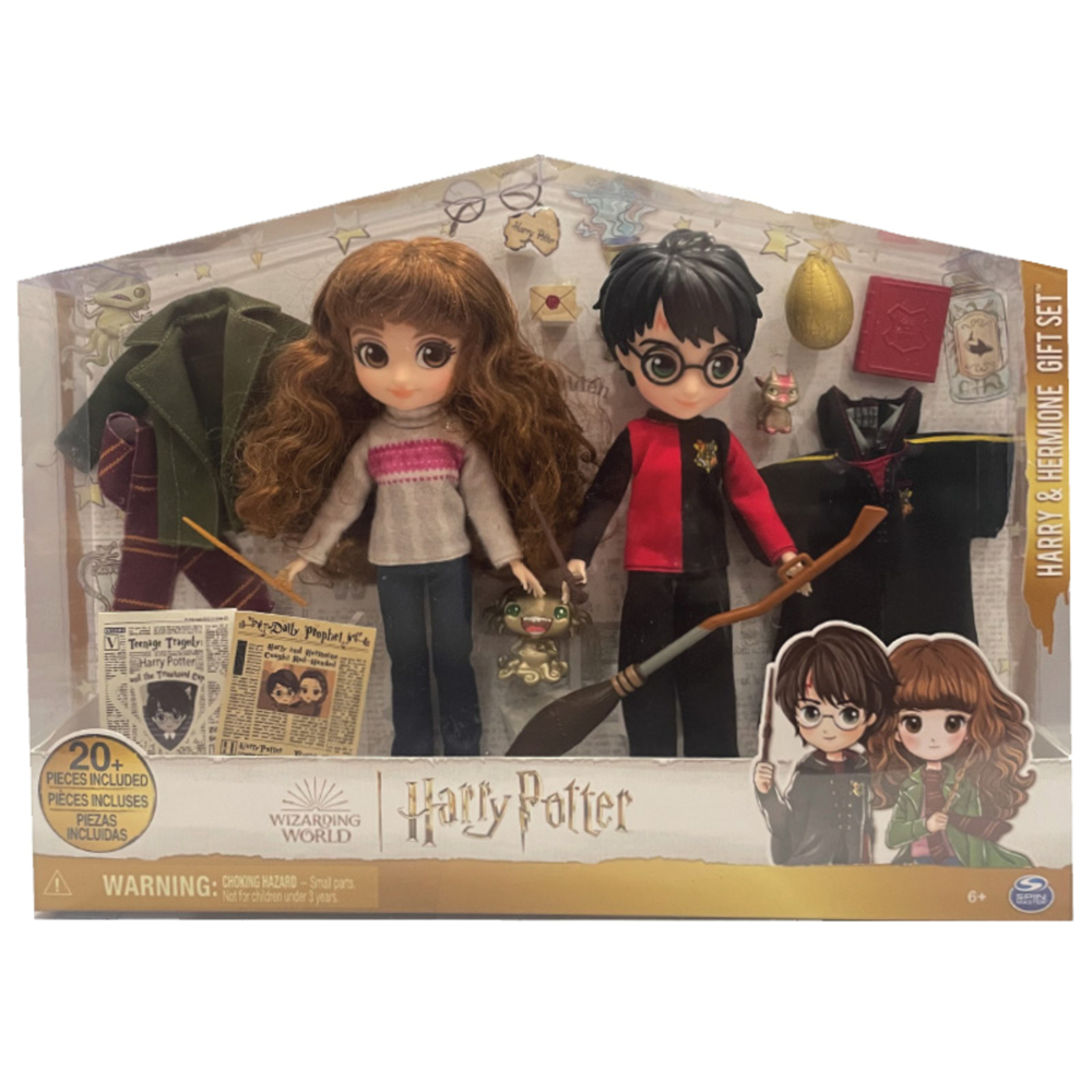 Coffret Deluxe Poupées 20 Cm Harry & Hermione Wizarding World - Wizarding World