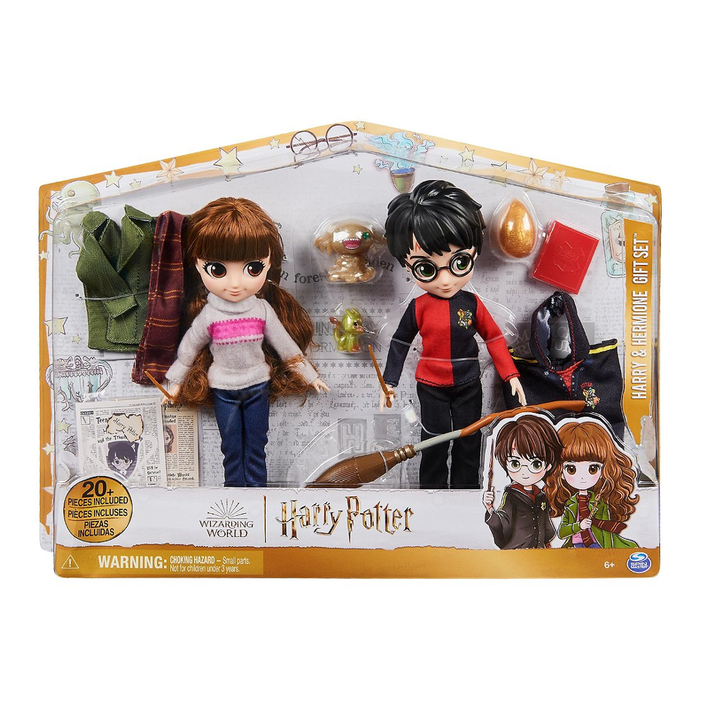 Coffret Deluxe Poupées 20 Cm Harry & Hermione Wizarding World - Wizarding World