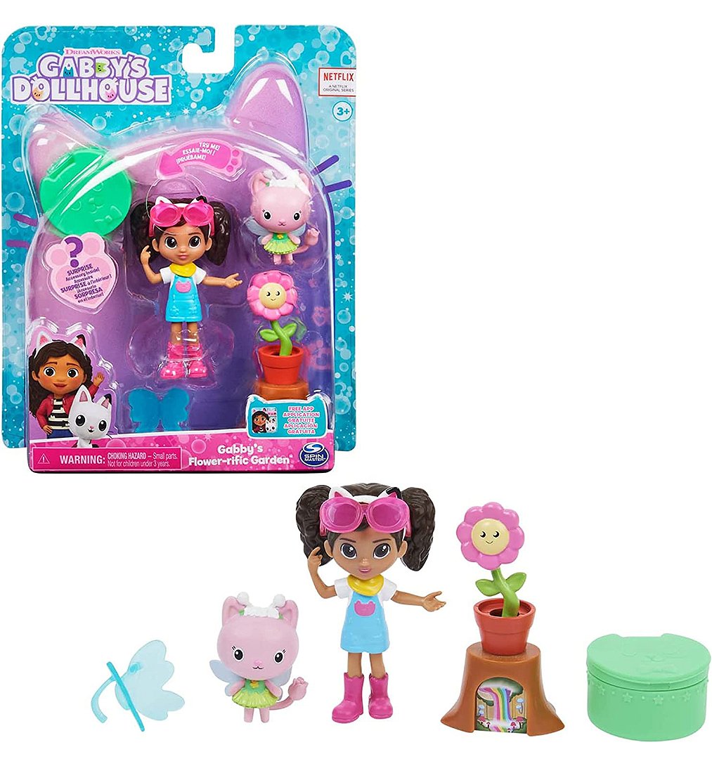 Pack 2 Figurines Et Accessoires Jardin Enchanté Gabby Et La Maison Magique - Gabby Et La Maison Magi