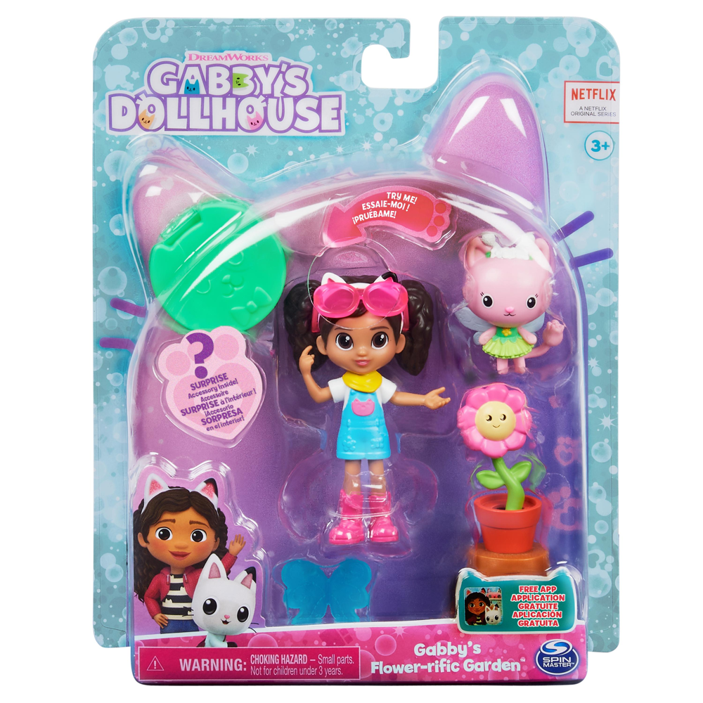 Pack 2 Figurines Et Accessoires Jardin Enchanté Gabby Et La Maison Magique - Gabby Et La Maison Magi