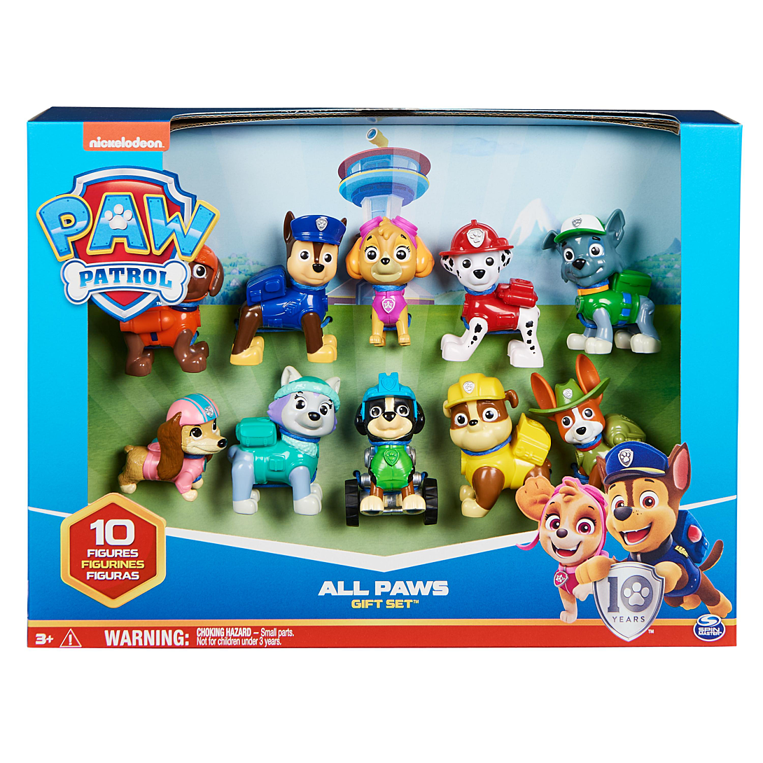 MULTIPACK FIGURINES 10E ANNIVERSAIRE La Pat' Patrouille