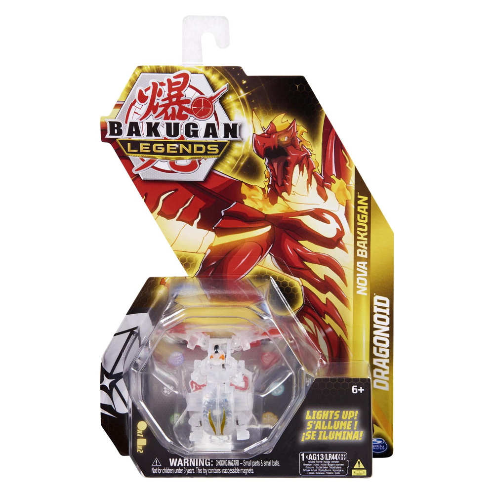 Bakugan LEGENDS 2023 - PACK 1 NOVA SAISON 5 - 1 Bille Nova Lumineuse Et 2 Cartes Collection - Dessin