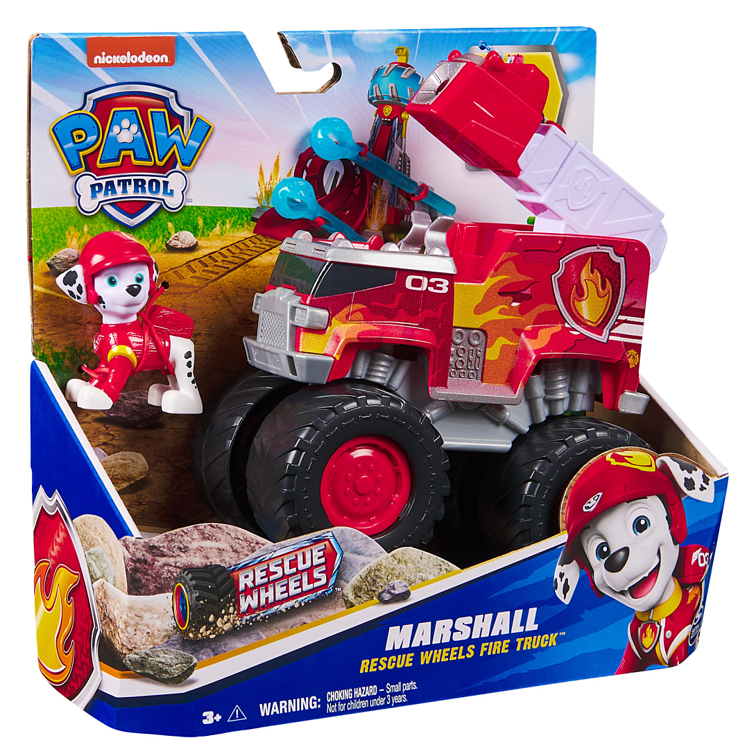 VÉHICULE + FIGURINE RESCUE WHEELS MARCUS La Pat' Patrouille