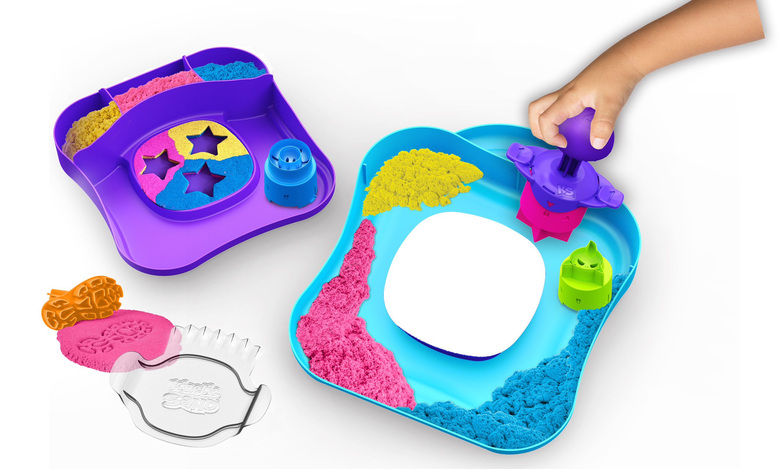Mallette Squish Motion Kinetic Sand jeu de sable