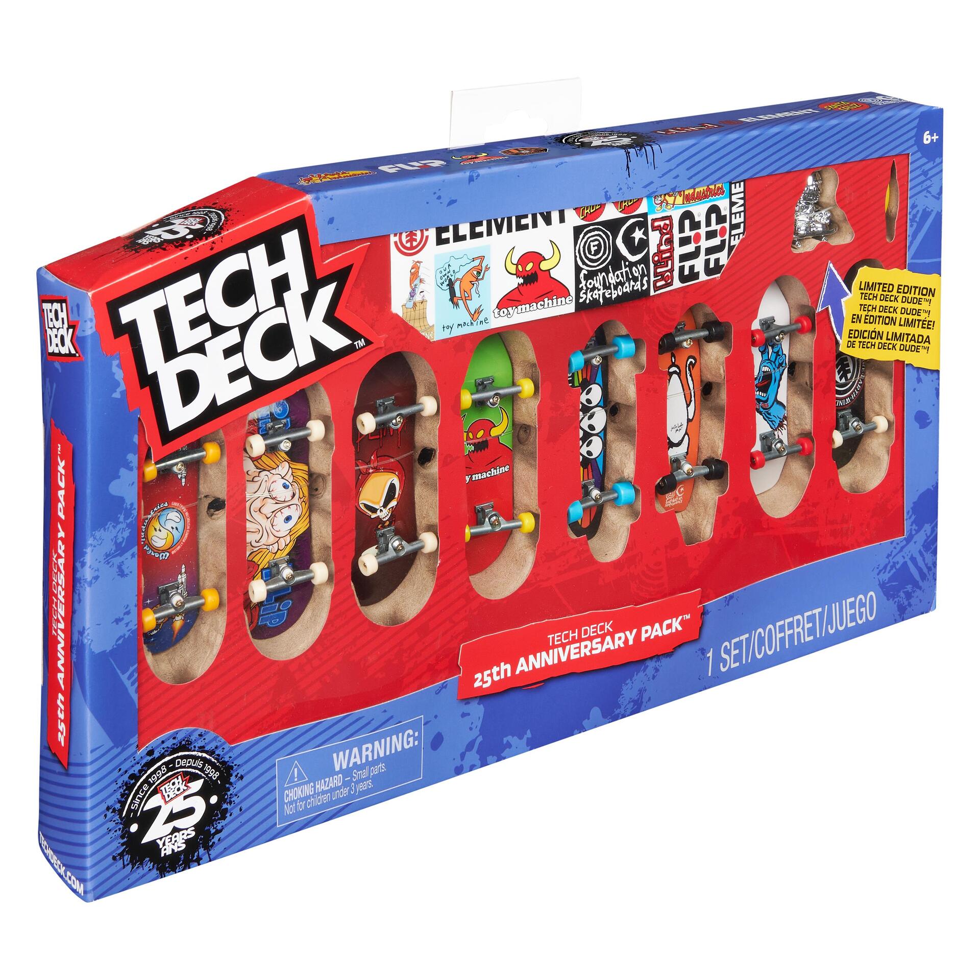 Coffret 25E Anniversaire 8 Finger Skates Tech Deck