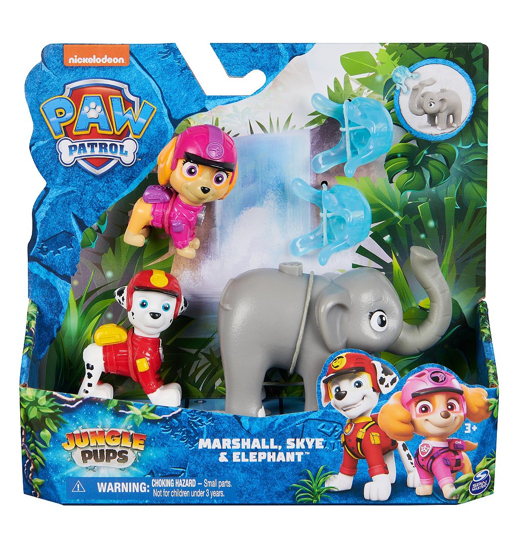 Pack 3figurines Jungle Pups Pp Spin Master Le Pack De 3 Figurines