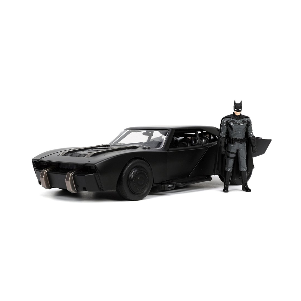 1:24 DC COMICS BATMOBILE THE BATMAN W/BATMAN FIGURE BLACK 2022