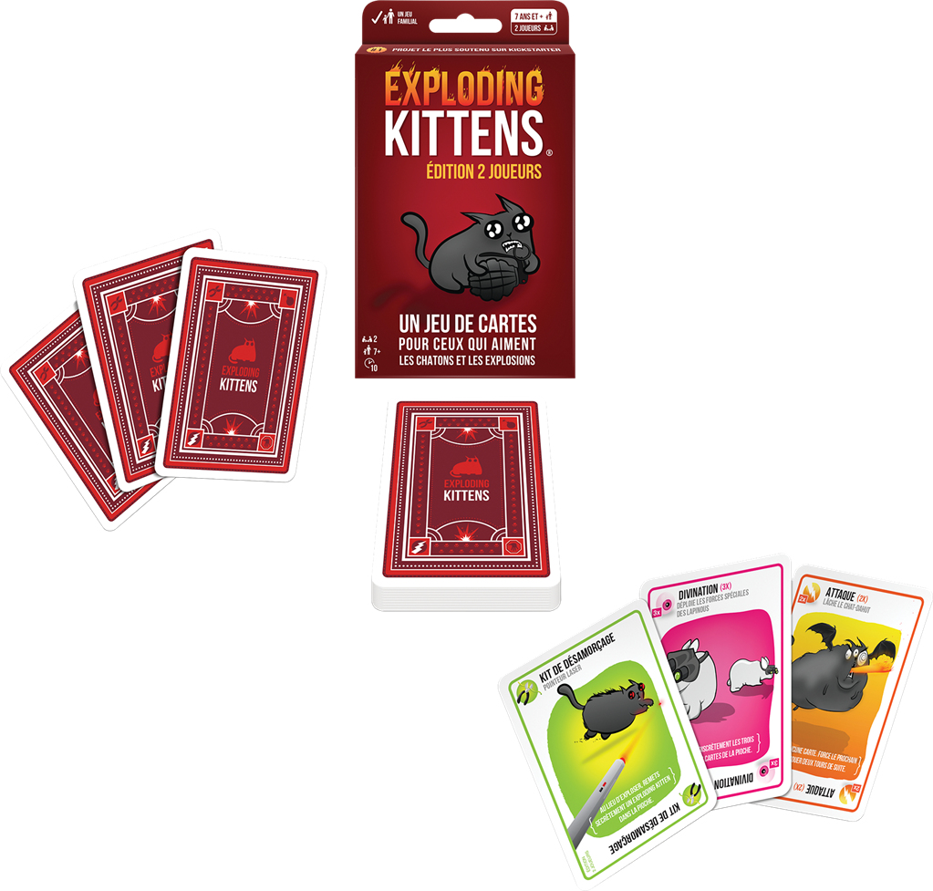 Exploding Kittens 2 joueurs
