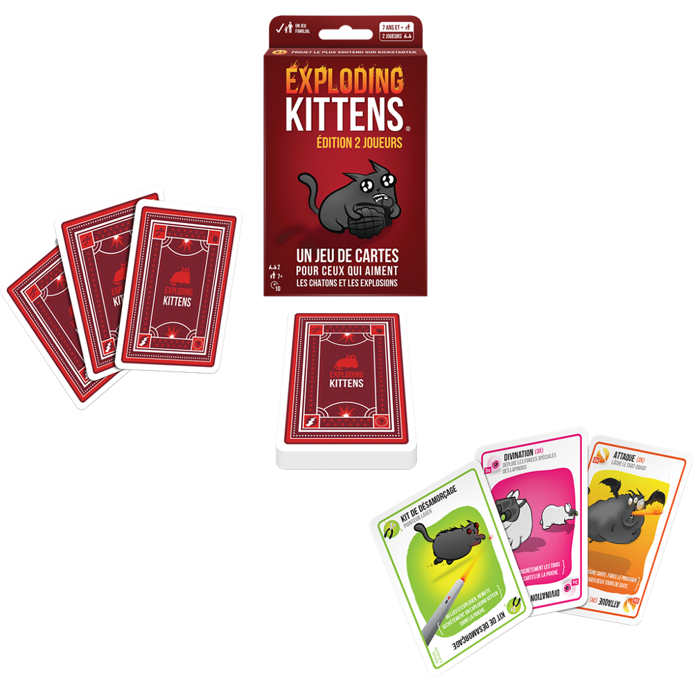 Exploding Kittens 2 joueurs