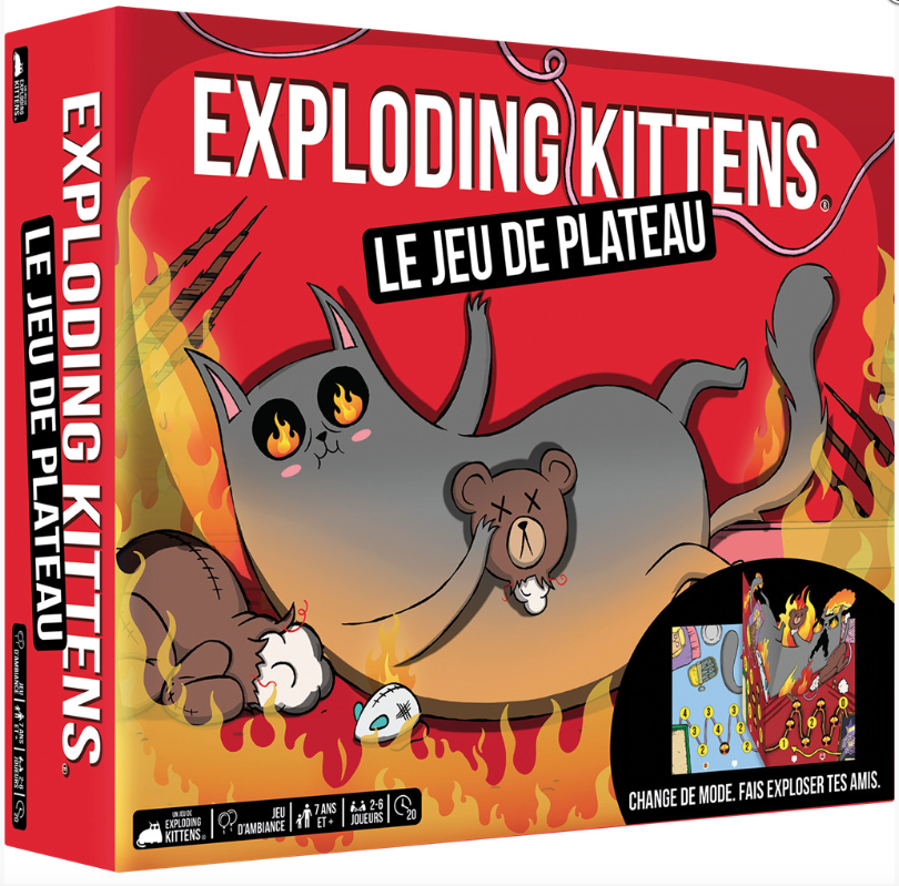 Exploding Kittens : Le jeu de plateau