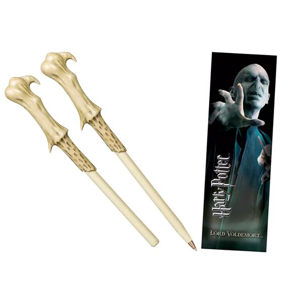 Stylo baguette & Marque-page Voldemort